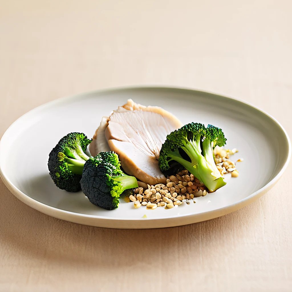 鶏むね肉とブロッコリーのポン酢和え