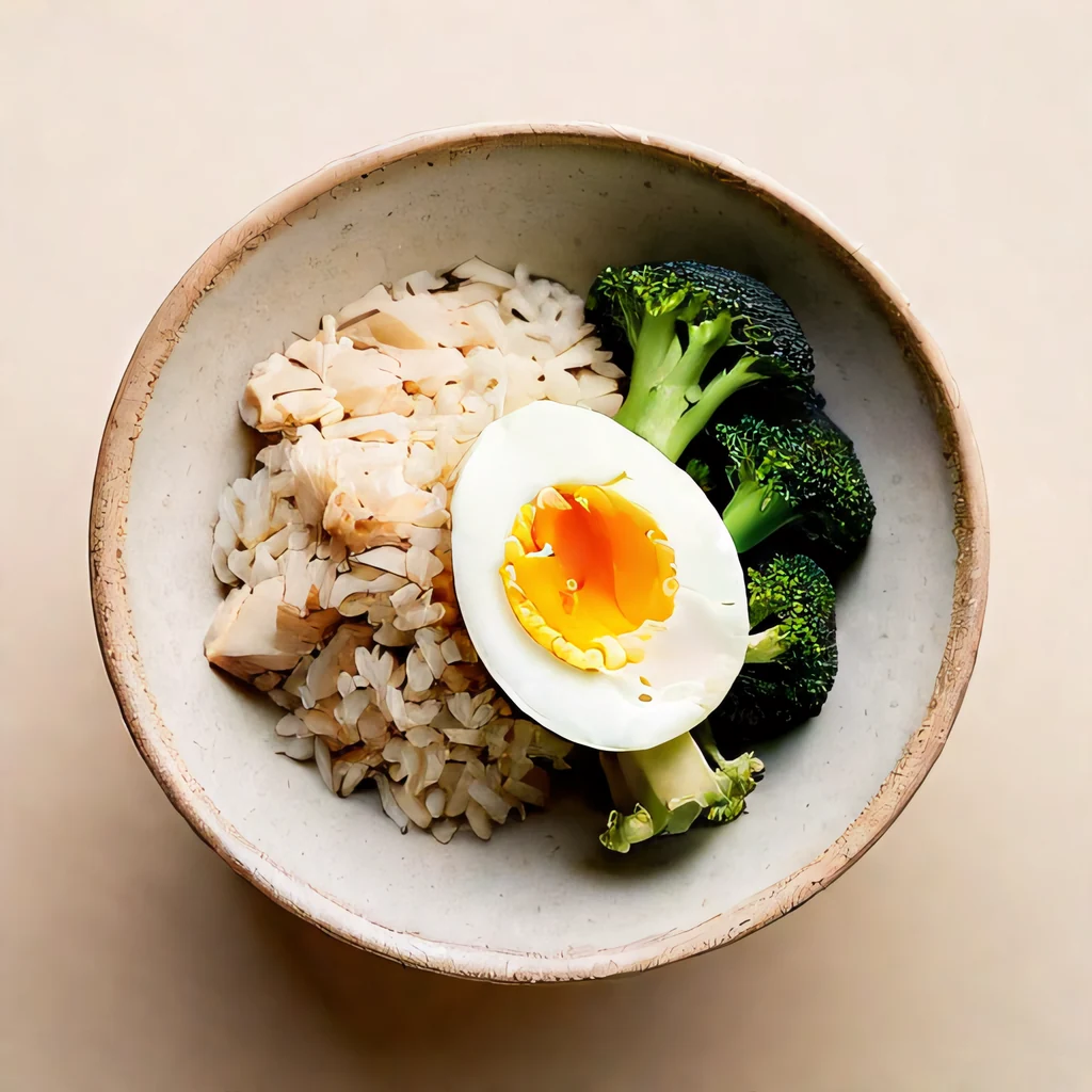 鶏むね肉と玄米のリカバリーボウル