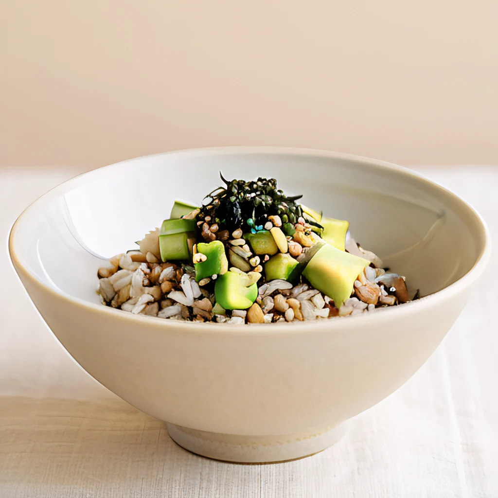 納豆アボカド混ぜご飯