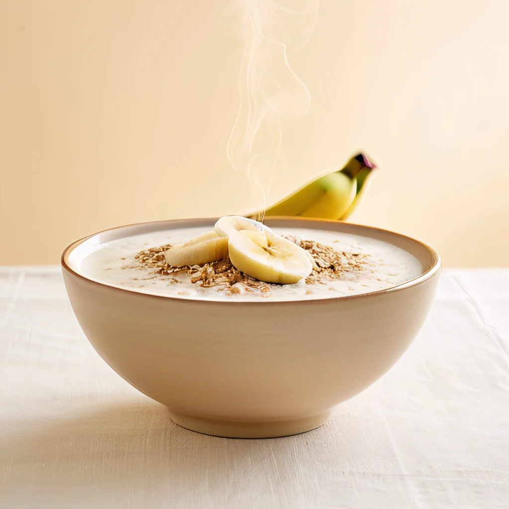 オートミールとバナナのナイトボウル
